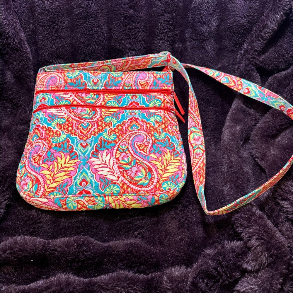 Vera Bradley Vibrant Paisley Crossbody Bag NWOT $60 OBO